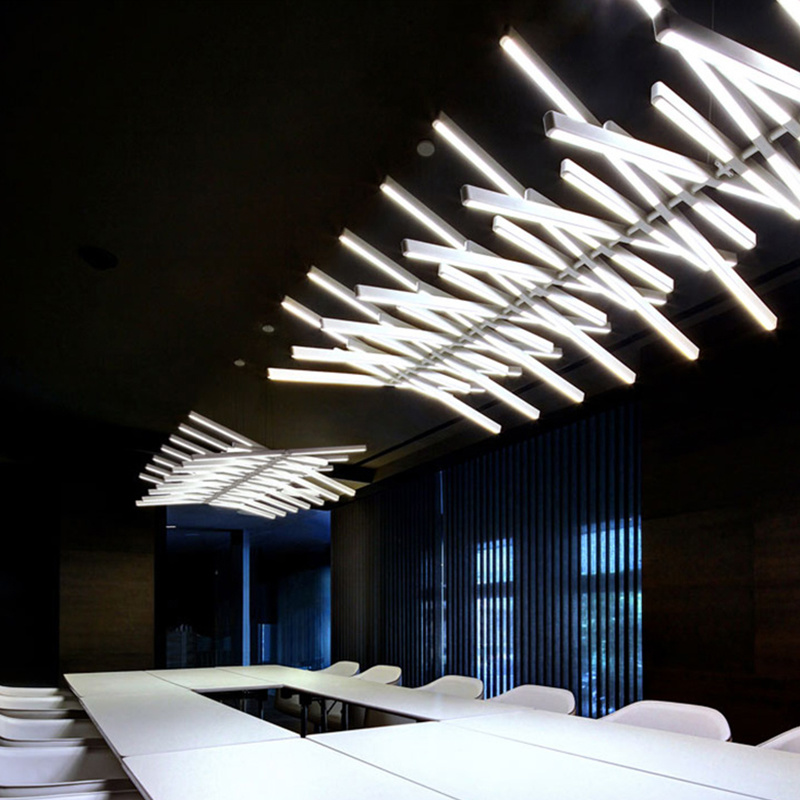 Interior Design Meeting Room - Lampadario a lisca di pesce Illuminazione