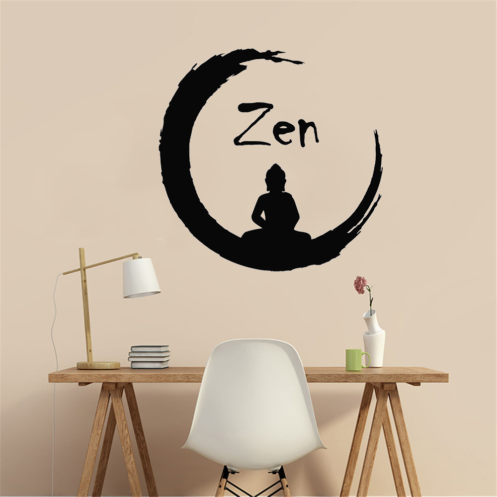 Interior Design Zen - Meditazione buddista Buddha Yoga Zen adesivi
