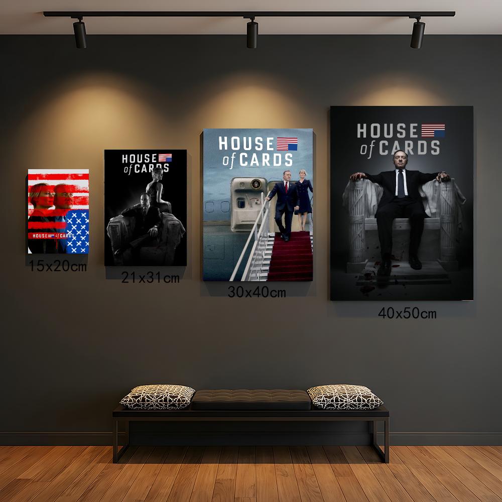 Interior Design Tv Room - Serie TV H-House of Cards-S Dipinto