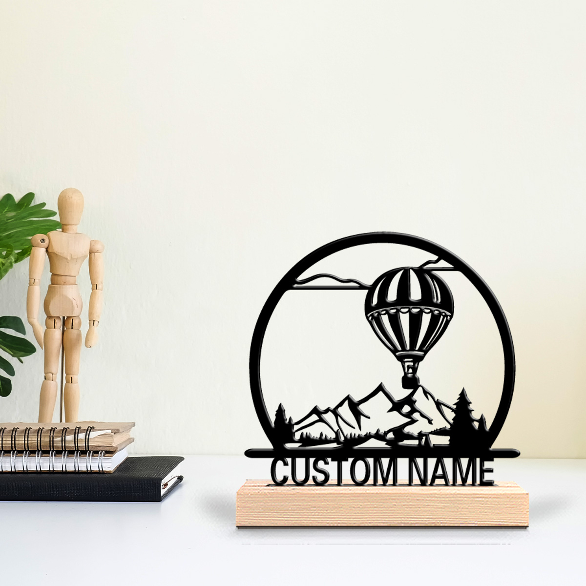 Interior Design Office - 1 pz. Statuetta in latta personalizzabile