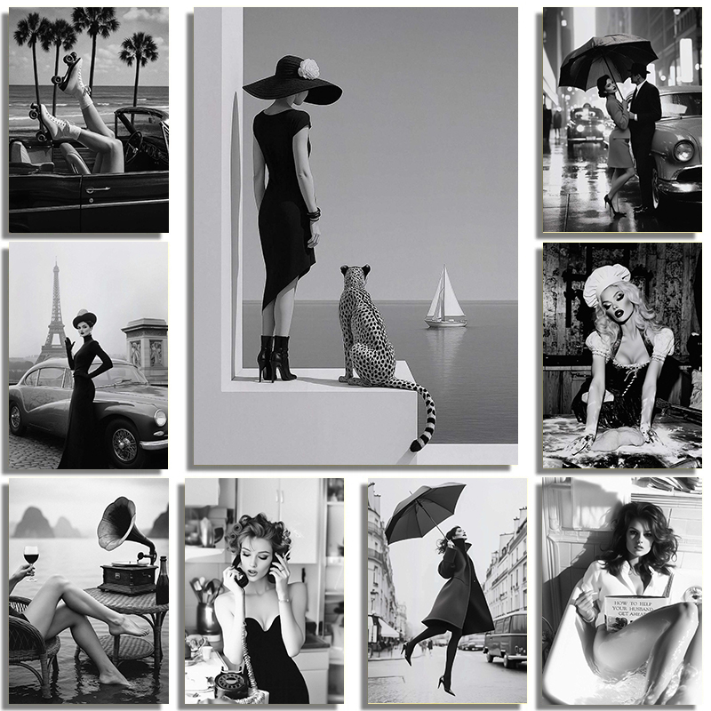 Interior Design Poster - Poster artistico di moda in bianco