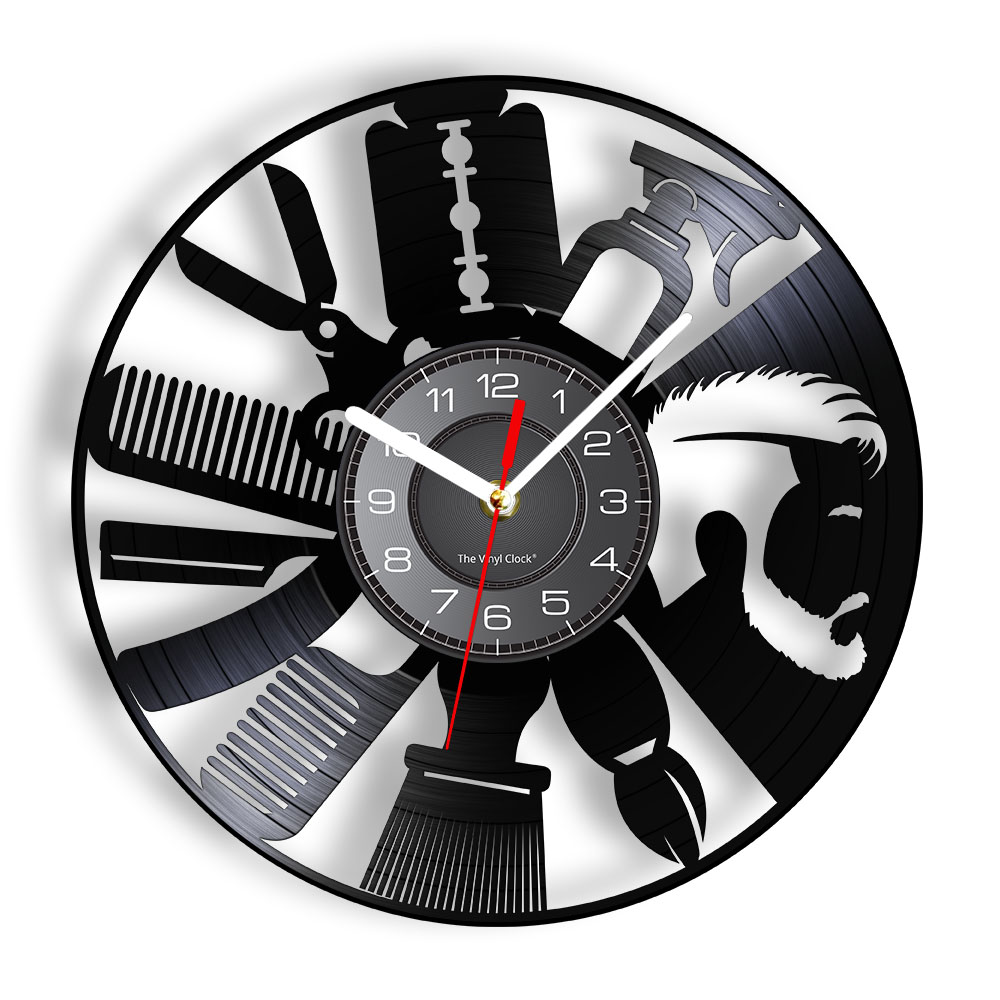 Interior Design Living Room Ideas - Strumenti per parrucchieri Orologio da parete