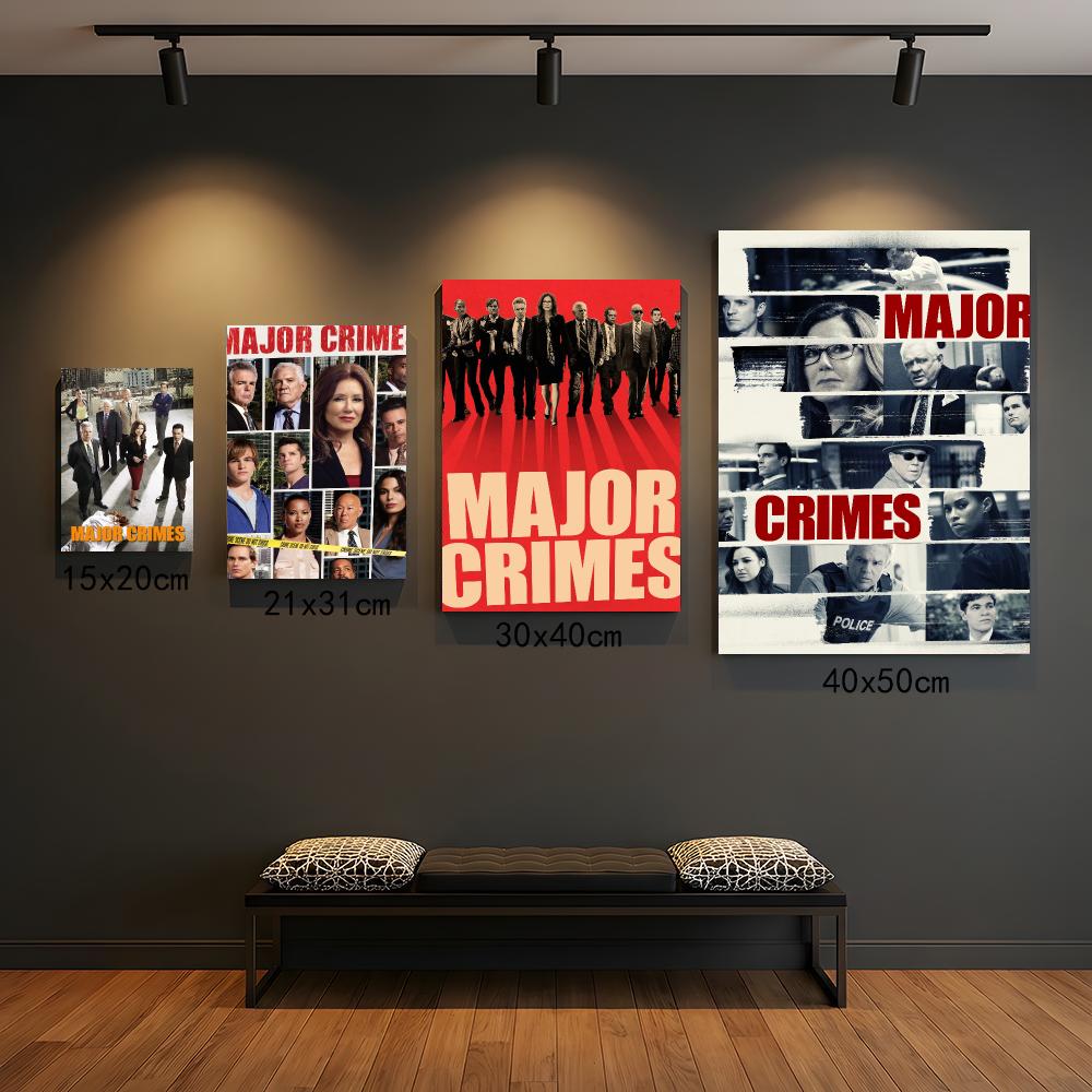 Interior Design Tv Room - Serie TV M-Major Crimes-S Dipinto Calligrafico