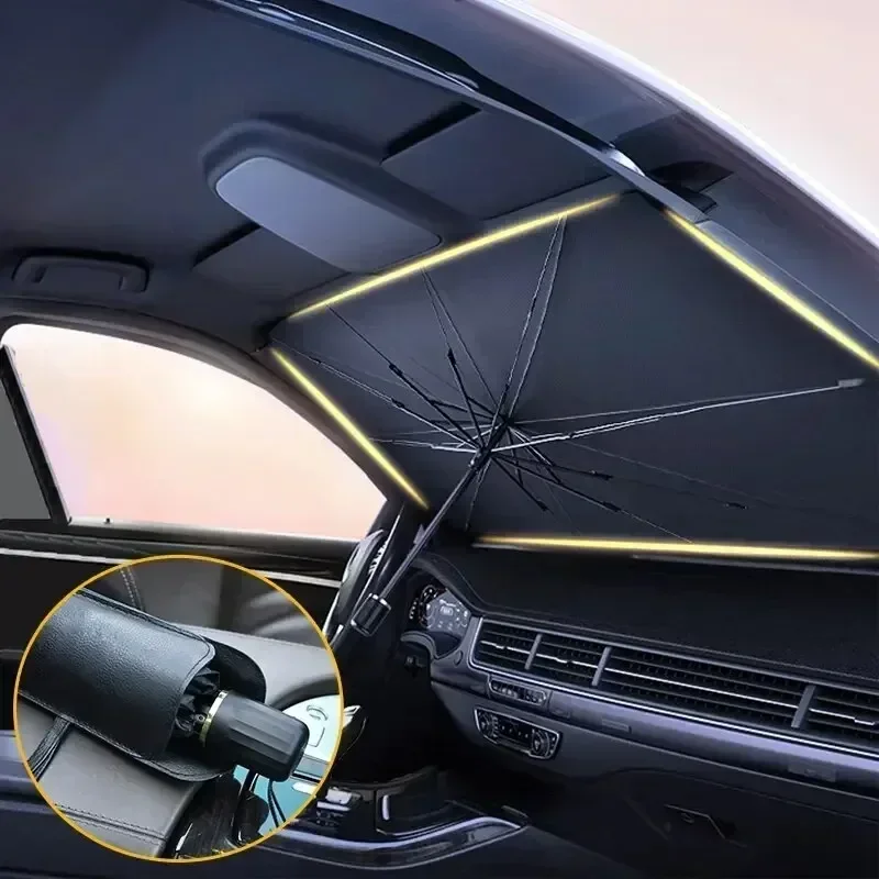 Interior Design Mockup - Parasole per Parabrezza Auto Tesla Model