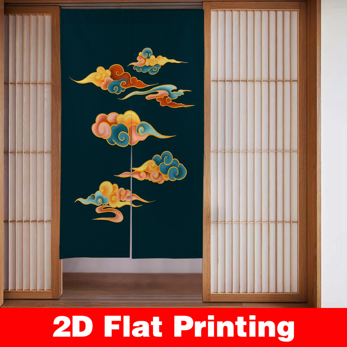 Interior Design Zen - Tenda Giapponese Divisoria per Porta, Decorazione