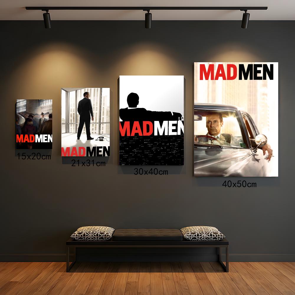 Interior Design Tv Room - Serie TV M-Mad Men-N Dipinto Calligrafico