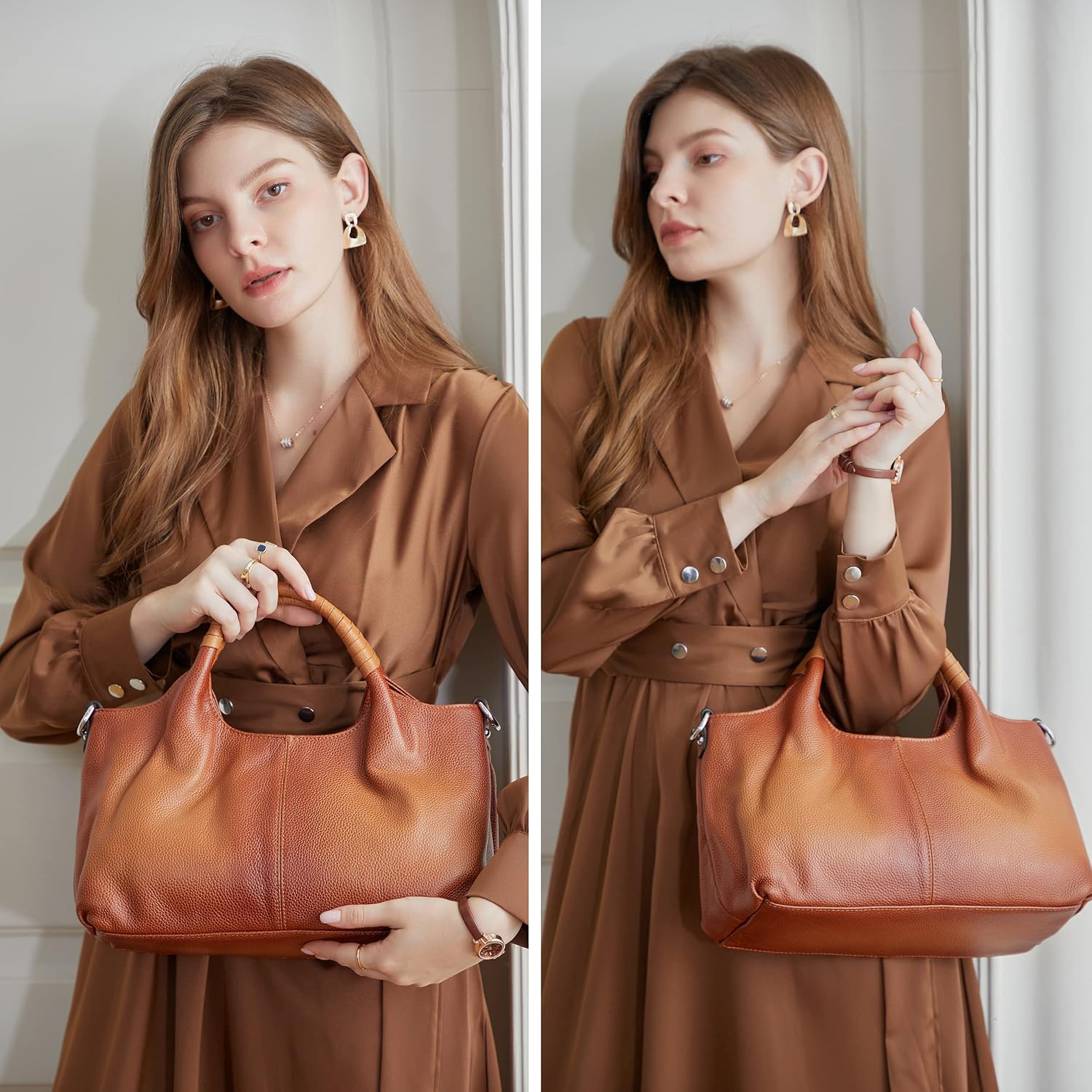 Borse a Tracolla in Vera Pelle - Interior Design Quiet Luxury recensione e prezzo