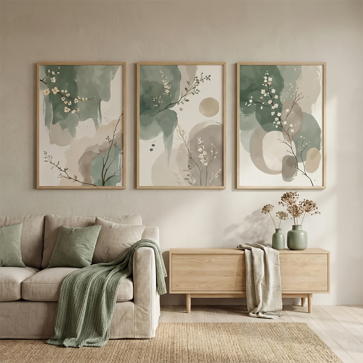 Set di 3 Quadri su Tela in Sti - Interior Design Office recensione e prezzo