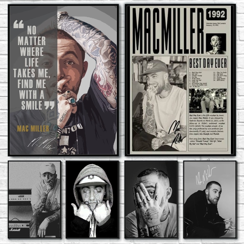 Rapper M-Mac Miller Poster Roo - Interior Design Poster recensione e prezzo