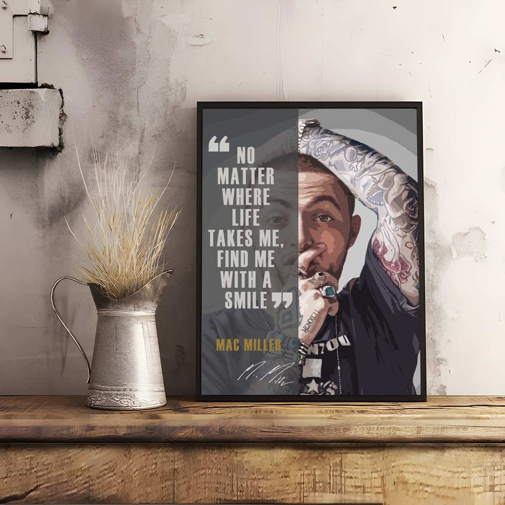 Rapper M-Mac Miller Poster Roo - Interior Design Poster recensione e prezzo