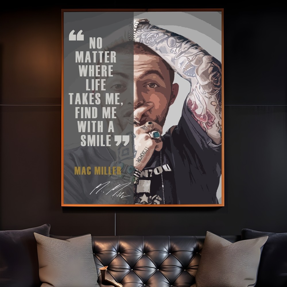 Rapper M-Mac Miller Poster Roo - Interior Design Poster recensione e prezzo