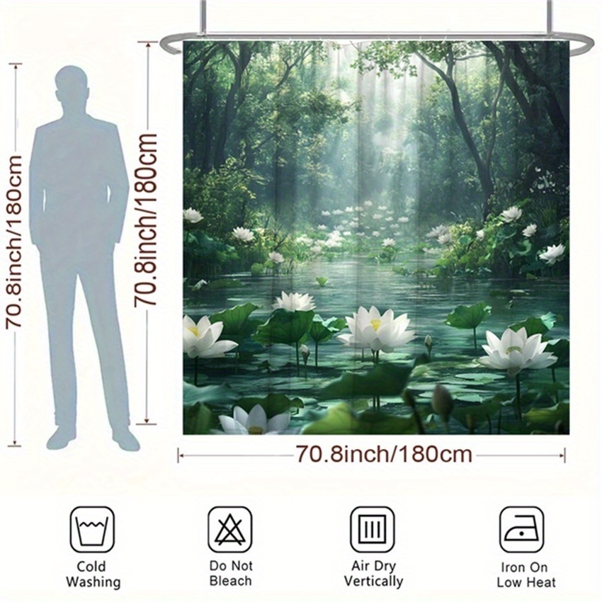 Tenda da doccia Lotus Forest i - Interior Design Zen recensione e prezzo