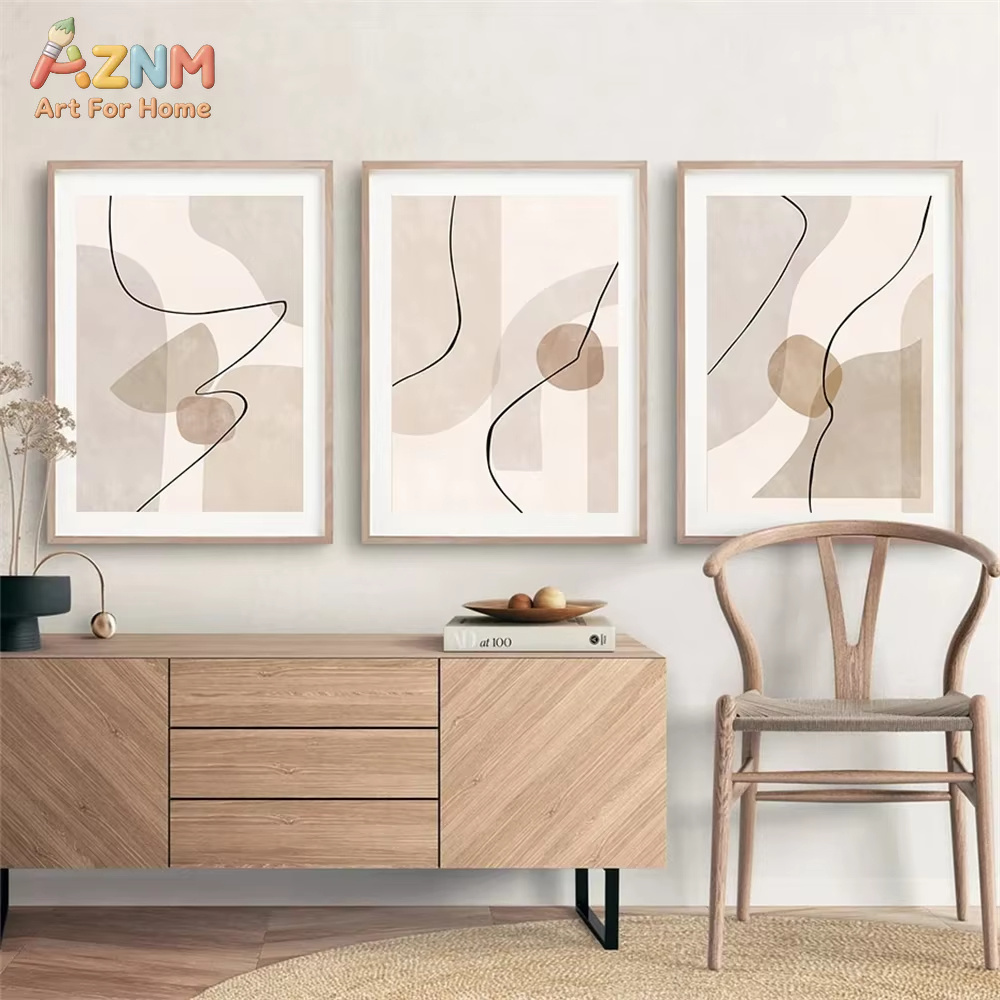 Quadro su tela astratto beige  - Interior Design Poster recensione e prezzo