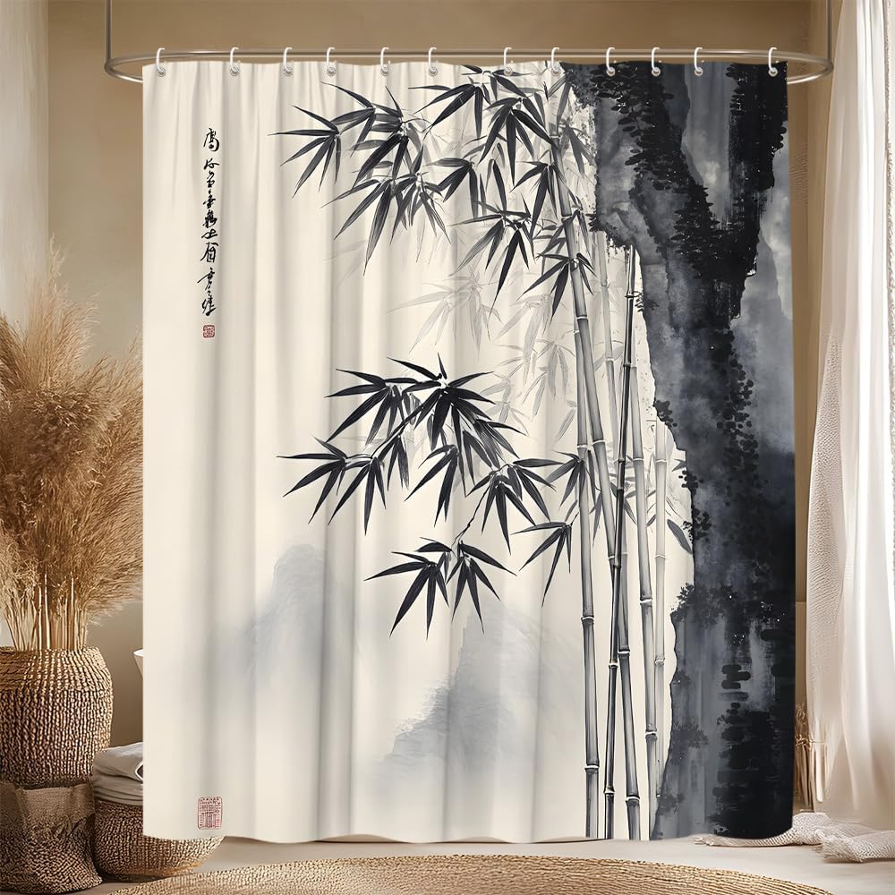 Tenda da Doccia Decorativa con - Interior Design Zen recensione e prezzo