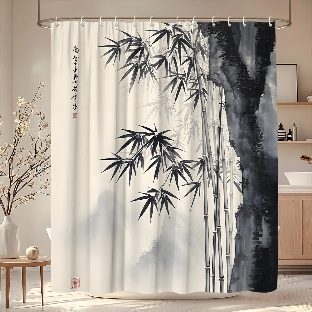 Tenda da Doccia Decorativa con - Interior Design Zen recensione e prezzo