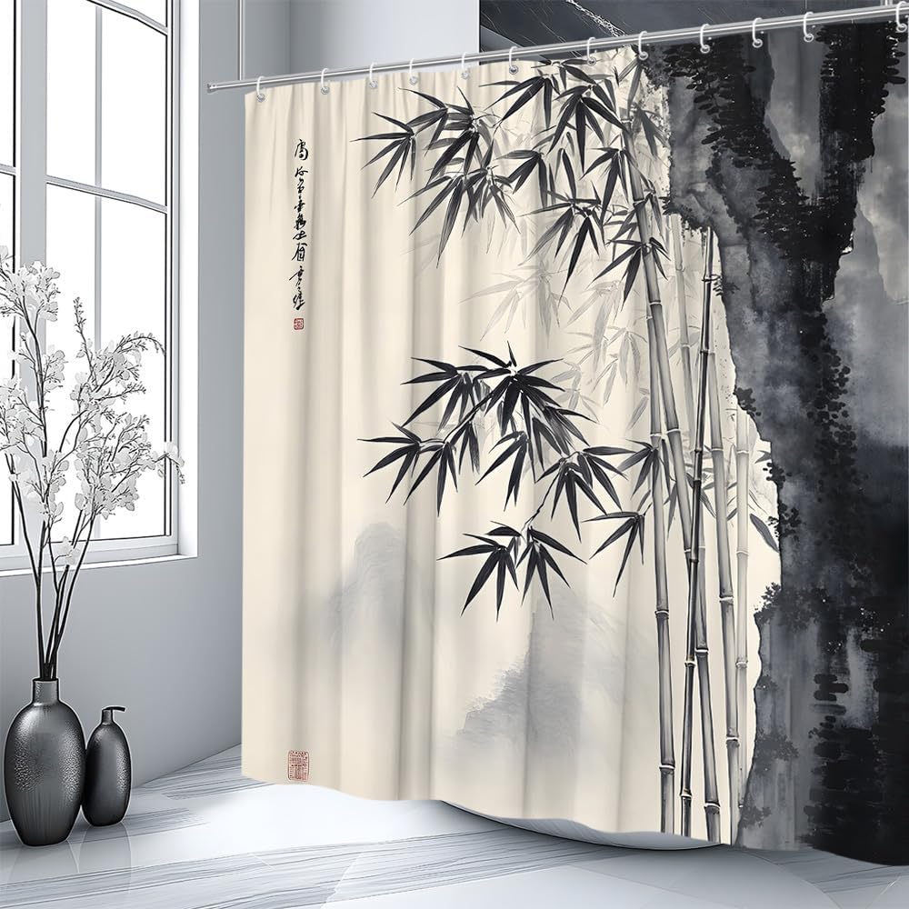 Tenda da Doccia Decorativa con - Interior Design Zen recensione e prezzo