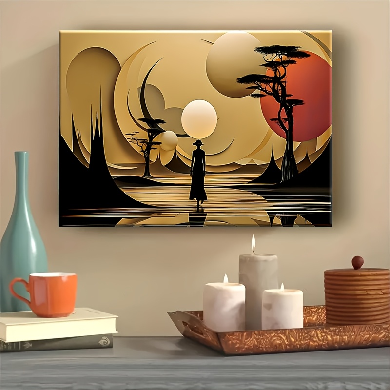 Paesaggio africano astratto po - Interior Design Poster recensione e prezzo
