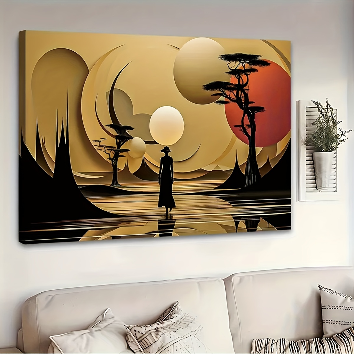 Paesaggio africano astratto po - Interior Design Poster recensione e prezzo
