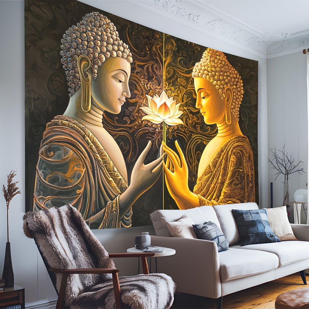 Buddha Lotus Arazzo da parete  - Interior Design Zen recensione e prezzo
