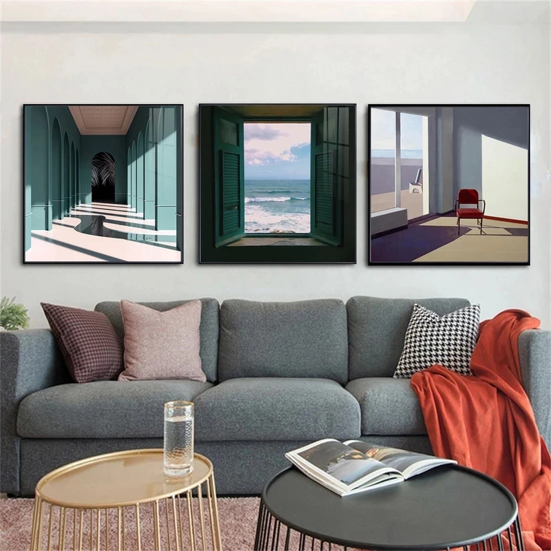Finestra nordica Paesaggio est - Interior Design Poster recensione e prezzo