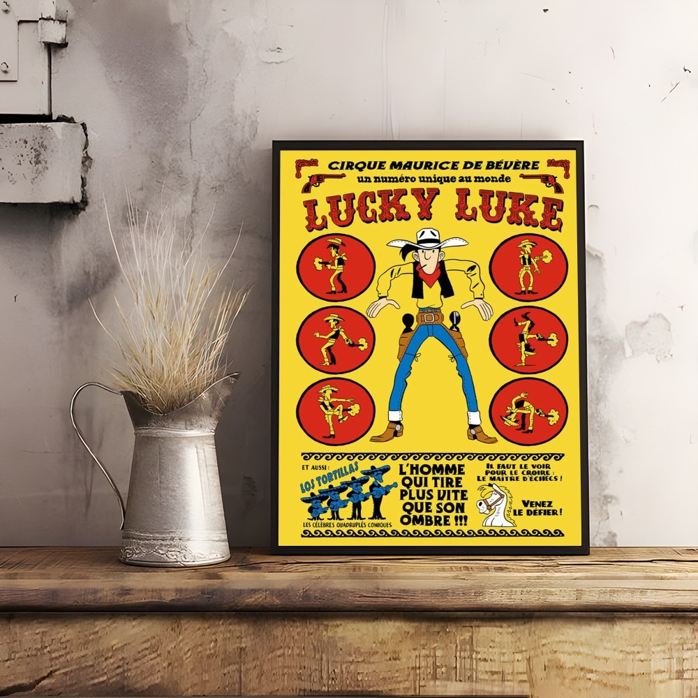 Vintage Comic Lucky L-Luke Pos - Interior Design Poster recensione e prezzo