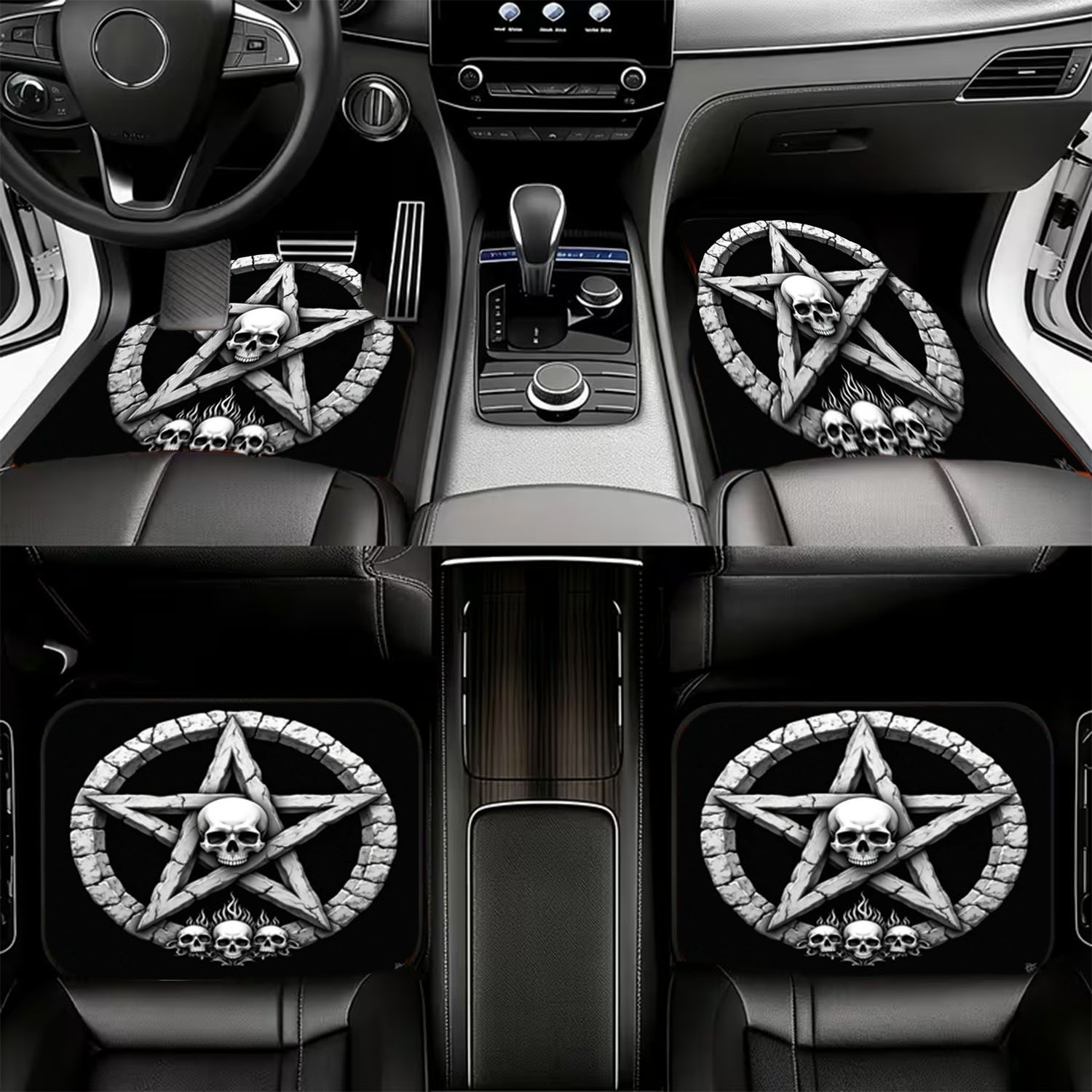 Tappetini per auto 4 pezzi, de - Interior Design Monochrome recensione e prezzo