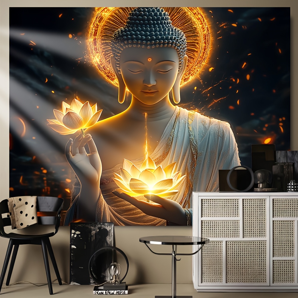 Stampa 2D di Buddha con Fiore  - Interior Design Zen recensione e prezzo