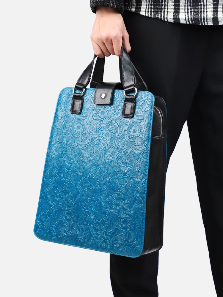 Borsa da uomo in vera pelle di - Interior Design Documentation recensione e prezzo