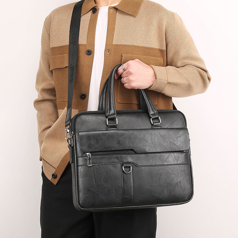 Borsa da Uomo in Pelle PU, Val - Interior Design Documentation recensione e prezzo